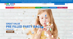 Desktop Screenshot of kidszonepartyshop.co.uk